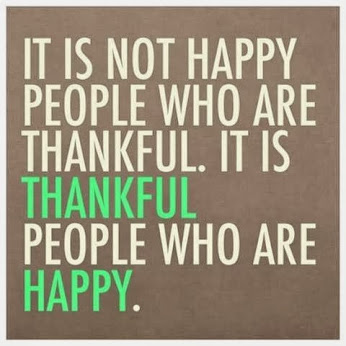 Thankfulness as a Learned Trait